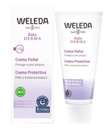 Crème protectrice pour bébé WELEDA au parfum de guimauve