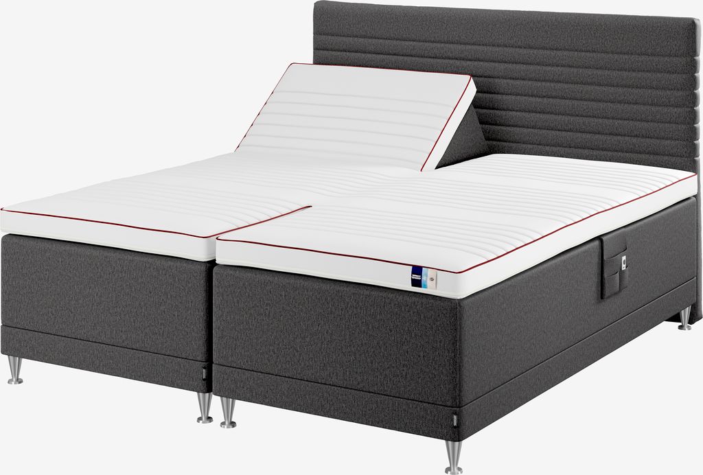TEMPRAKON ULA auksinė reguliuojamo aukščio lova 180x200 TEMPRAKON ULA pilka-47