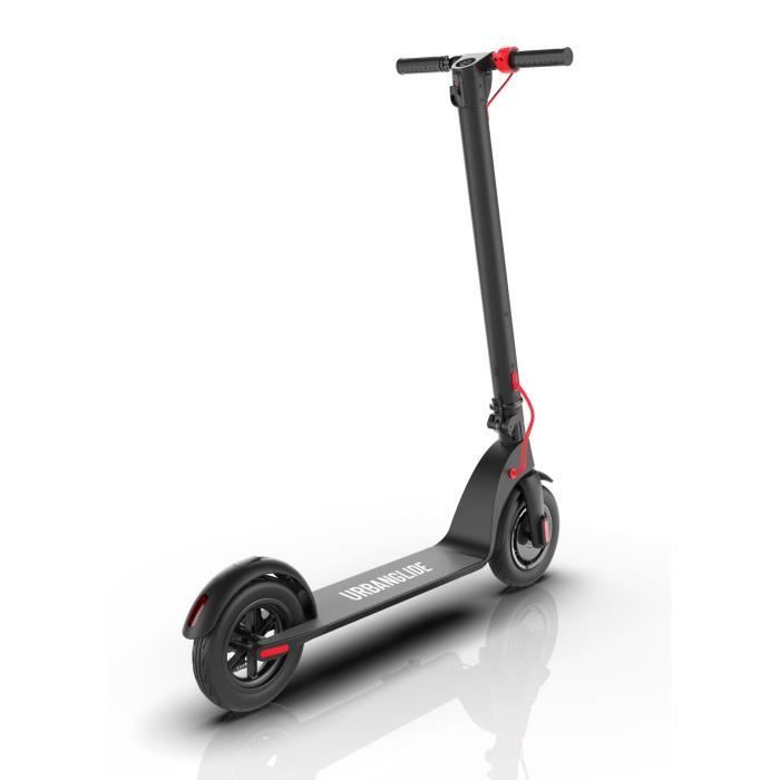 Electric scooter - URBANGLIDE - 100 - 10'' wheels - Removable battery - Triple braking system