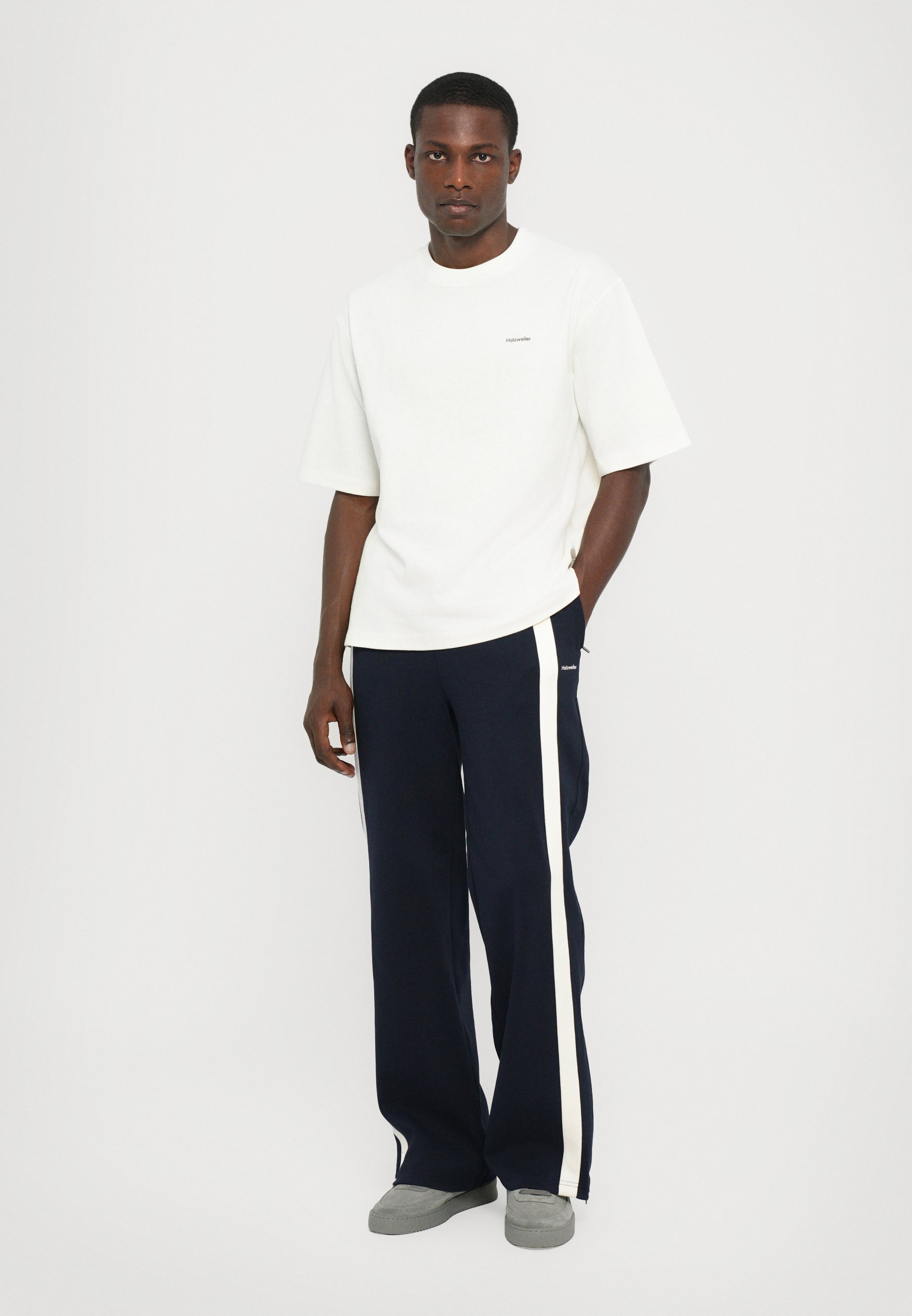 Holzweiler RELAXED TEE - T-shirt basic - bianca