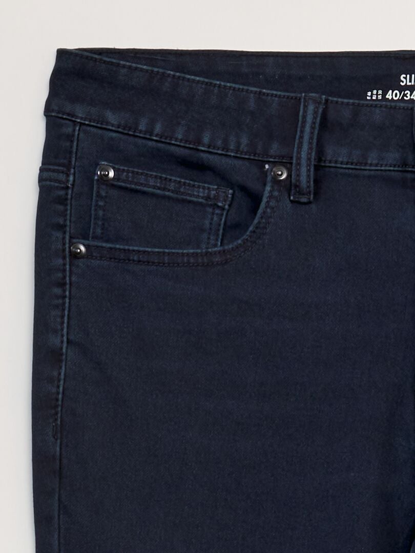 Calça jeans slim - AZUL