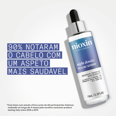 Nioxin Professionals Night Density Rescue serumas galvos odai ir plaukams, tankinantis kremas, 70 ml