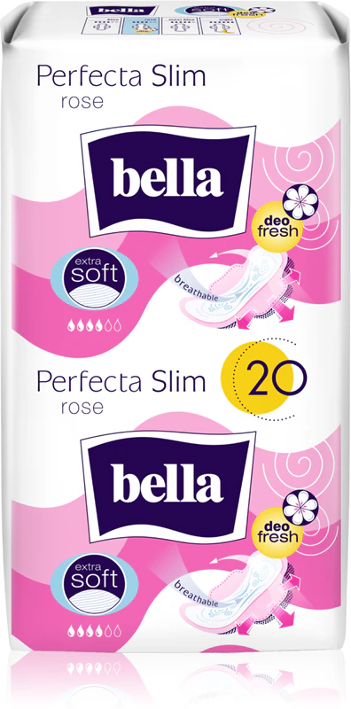 Absorventes higiênicos BELLA Perfecta Slim Rose