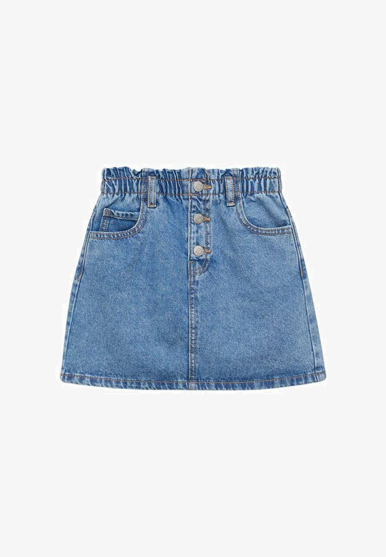 Mango Kids KID TEEN - Jupe trapèze - bleue