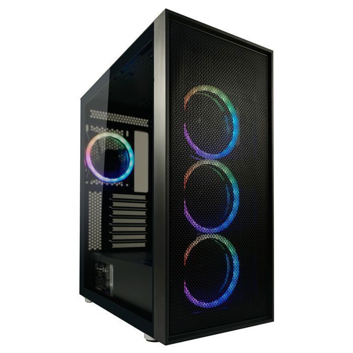 Case per PC - LC-Power - Gaming 802B - Nero - ATX - Ventole ARGB da 120 mm