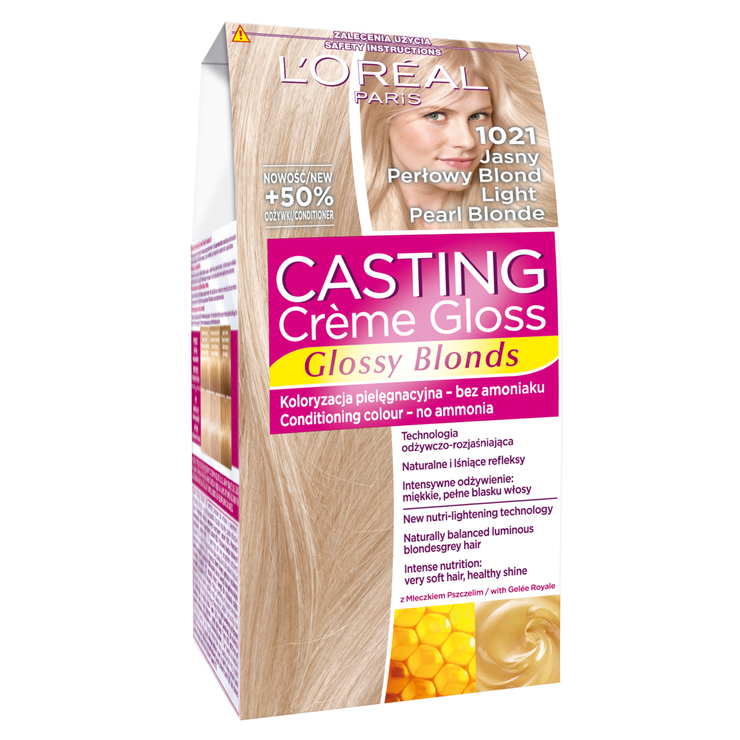 L'Oréal Paris hårfärg 801 satinblond Casting Crème Gloss