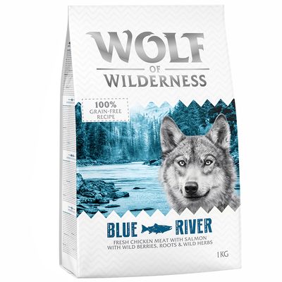 Loup de la nature adulte « Rivière bleue » - Saumon