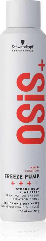 Spray de cabelo Schwarzkopf Professional Osis+ Freeze Pump de fixação forte