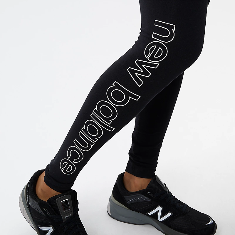 Legginsy Damskie NB Essentials – CZARNE