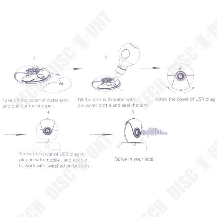 Umidificador Difusor de Aromaterapia - TD® - ROSA - 8 ml - Compatível com Android/iOS - Silencioso 30 dB