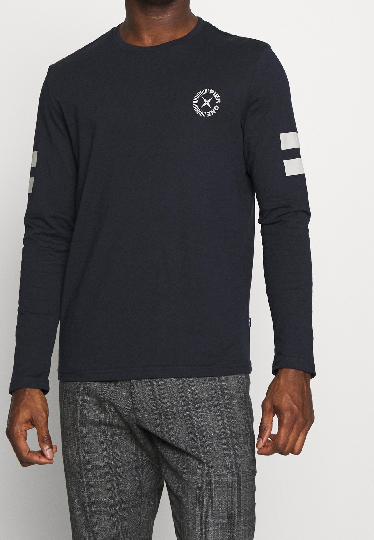 Blusa de manga comprida Pier One - azul escuro
