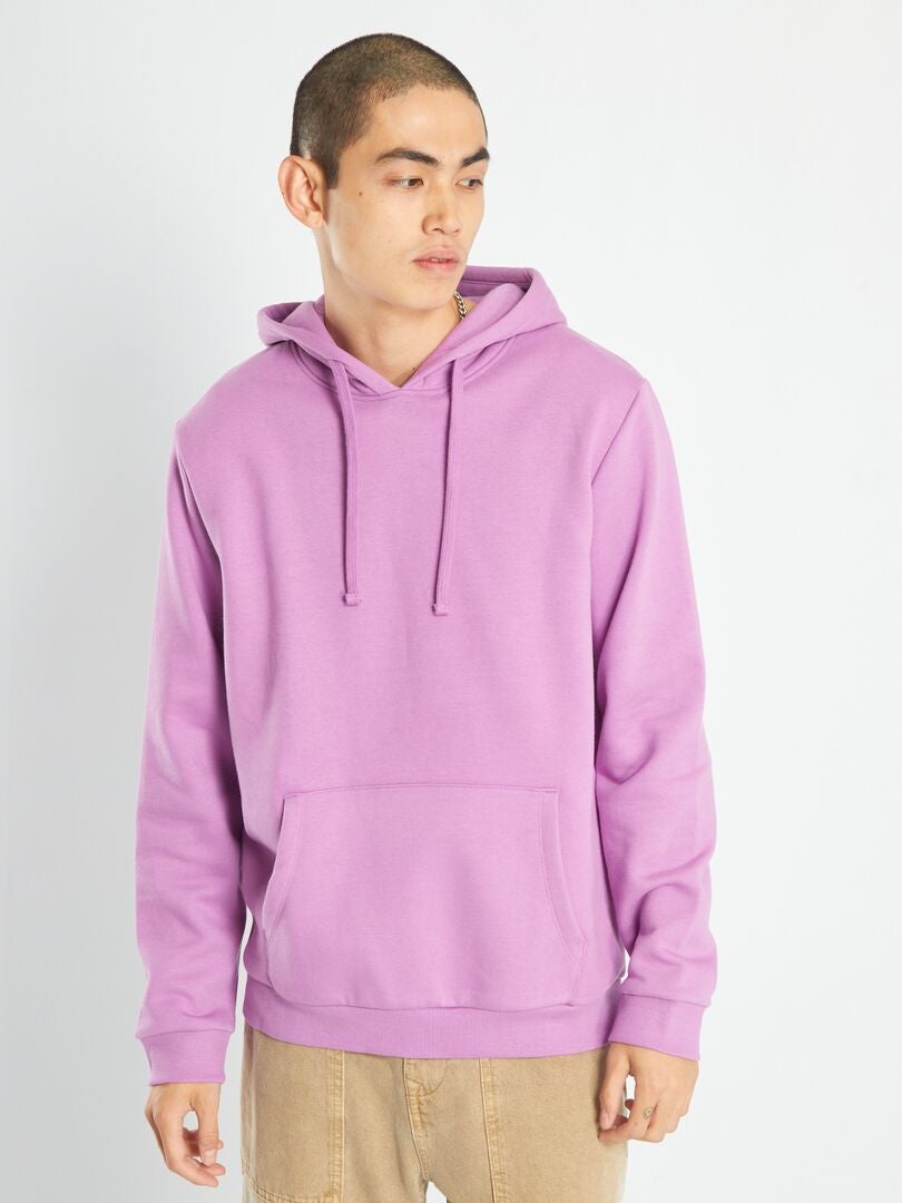 Hoodie met kangoeroezak - ROZE