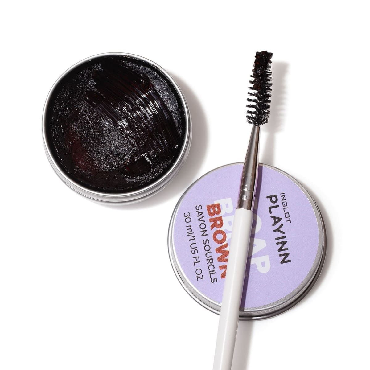 Mydlo na obočie Playinn Soap Brow Brown Produkty a ceruzky na líčenie obočia