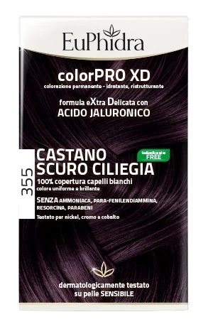 EUPHIDRA EuPhirda ColorPRO XD 355 Couleur Brun Cerise Foncé