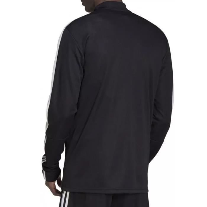 Jaqueta esportiva masculina Adidas Tiro - Preta - Modelagem padrão - Tecido AEROREADY - Respirável