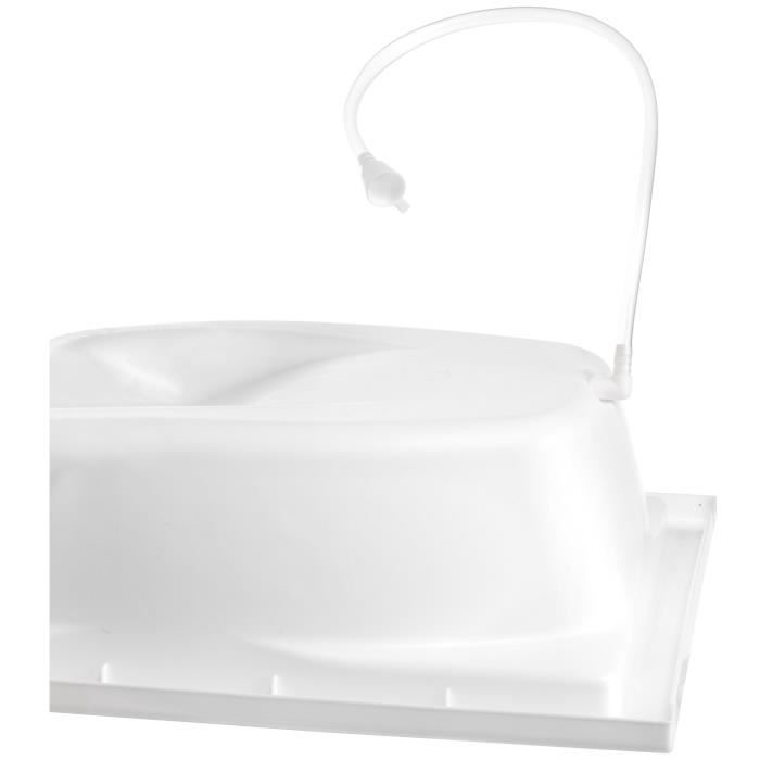 White Elephants changing table - storage bins - bathtub with drain hose included - FORMULA BABY