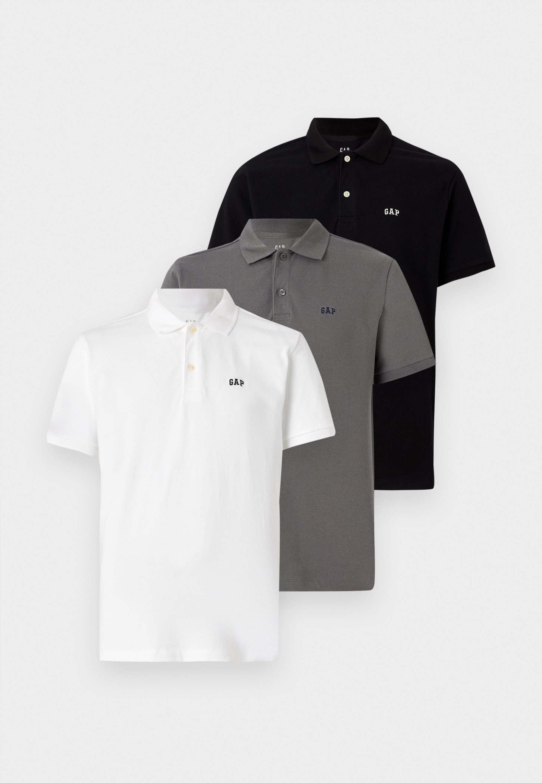 GAP LOGO 3er-Pack – Poloshirt – mehrfarbig
