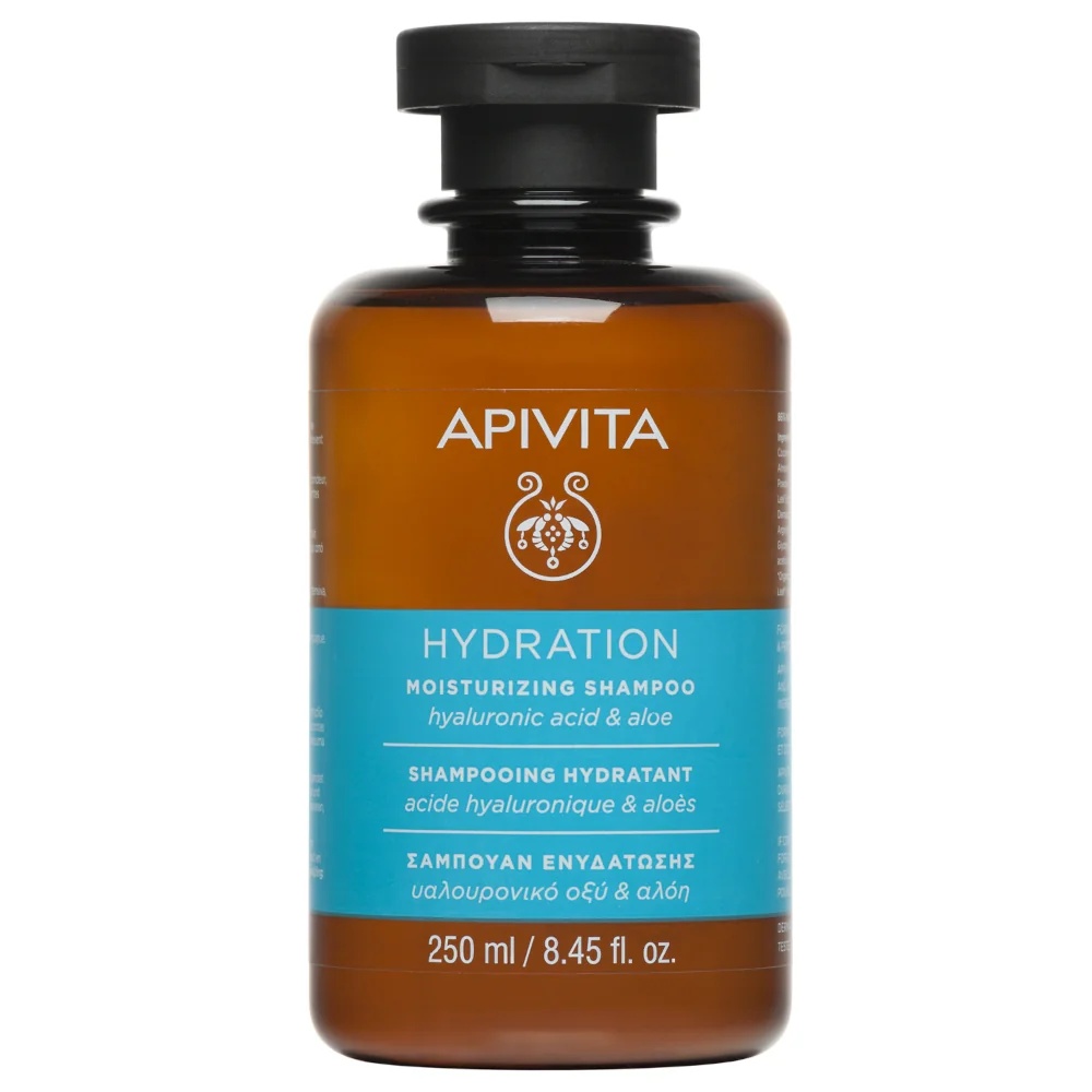 APIVITA Shampoo hidratante Apivita com ácido hialurônico e aloe vera 250 ml Hidratante