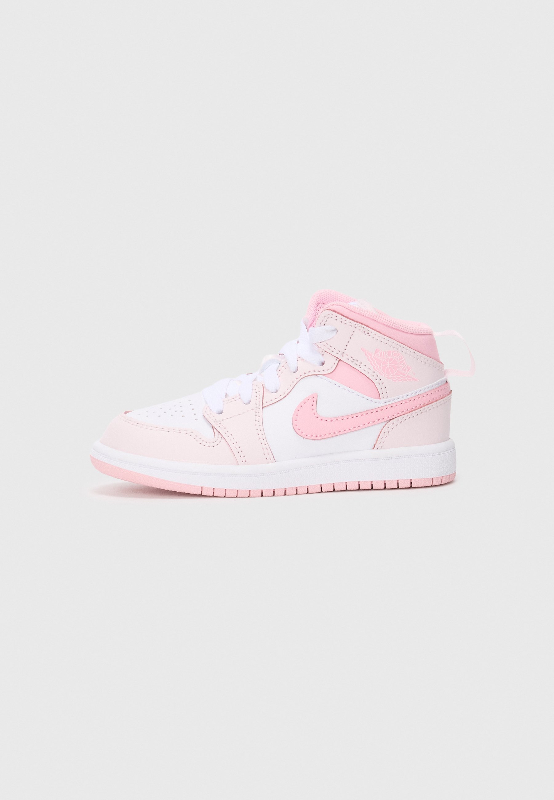 Jordan JORDAN 1 MID UNISEX - Hoge sneakers - parelroze/lichtroze/wit