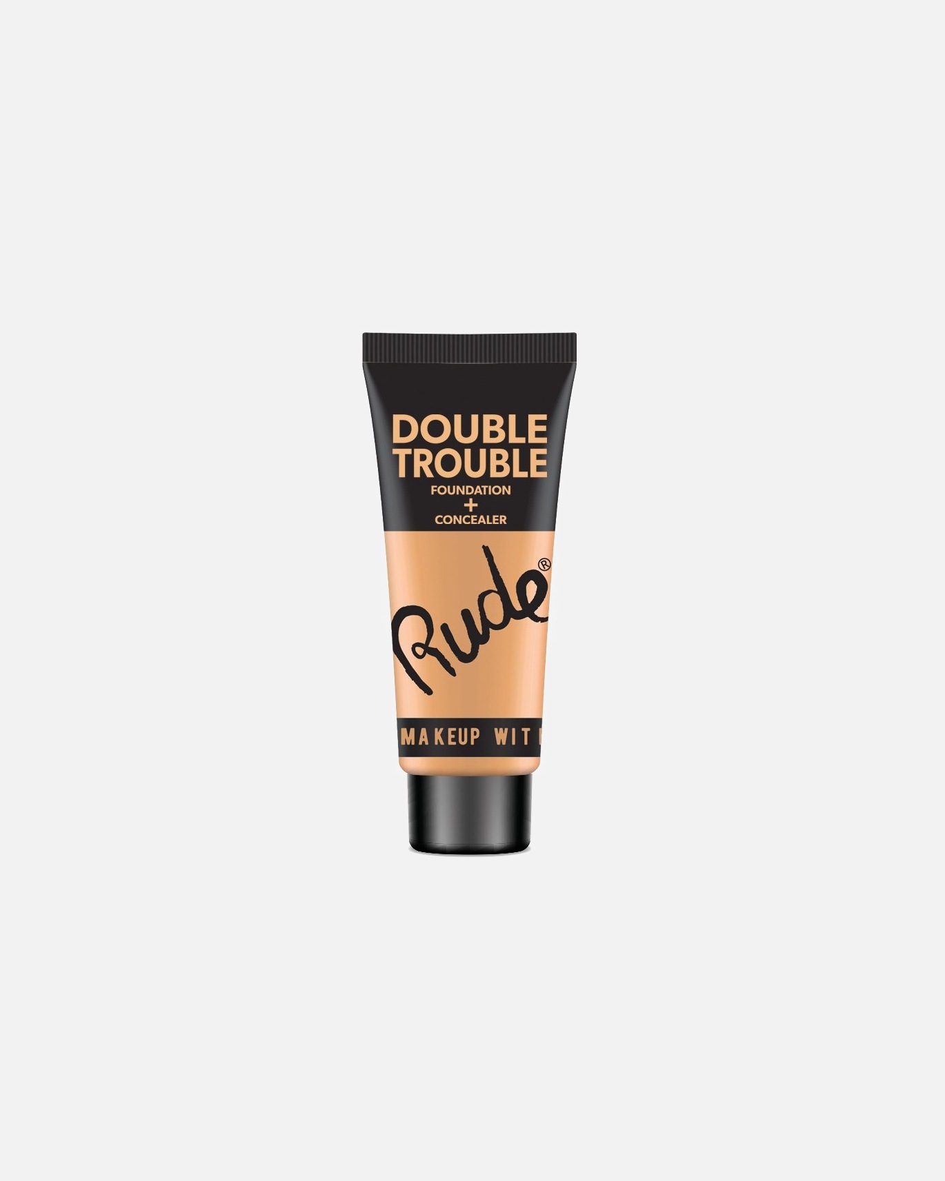 Rude Cosmetics RUDE DOUBLE TROUBLE Foundation + Concealer - Natural