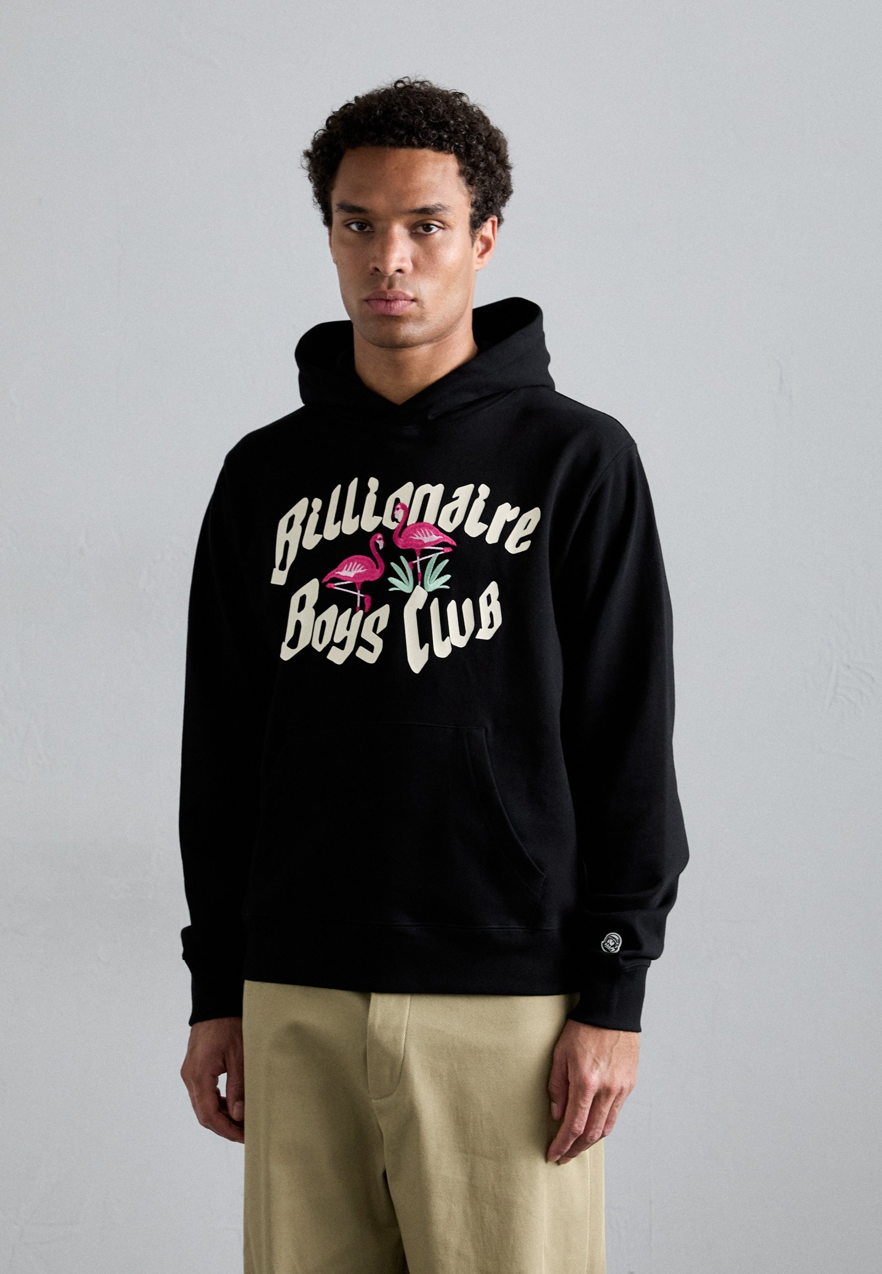 Felpa con cappuccio Billionaire Boys Club FLAMINGO POPOVER - nera