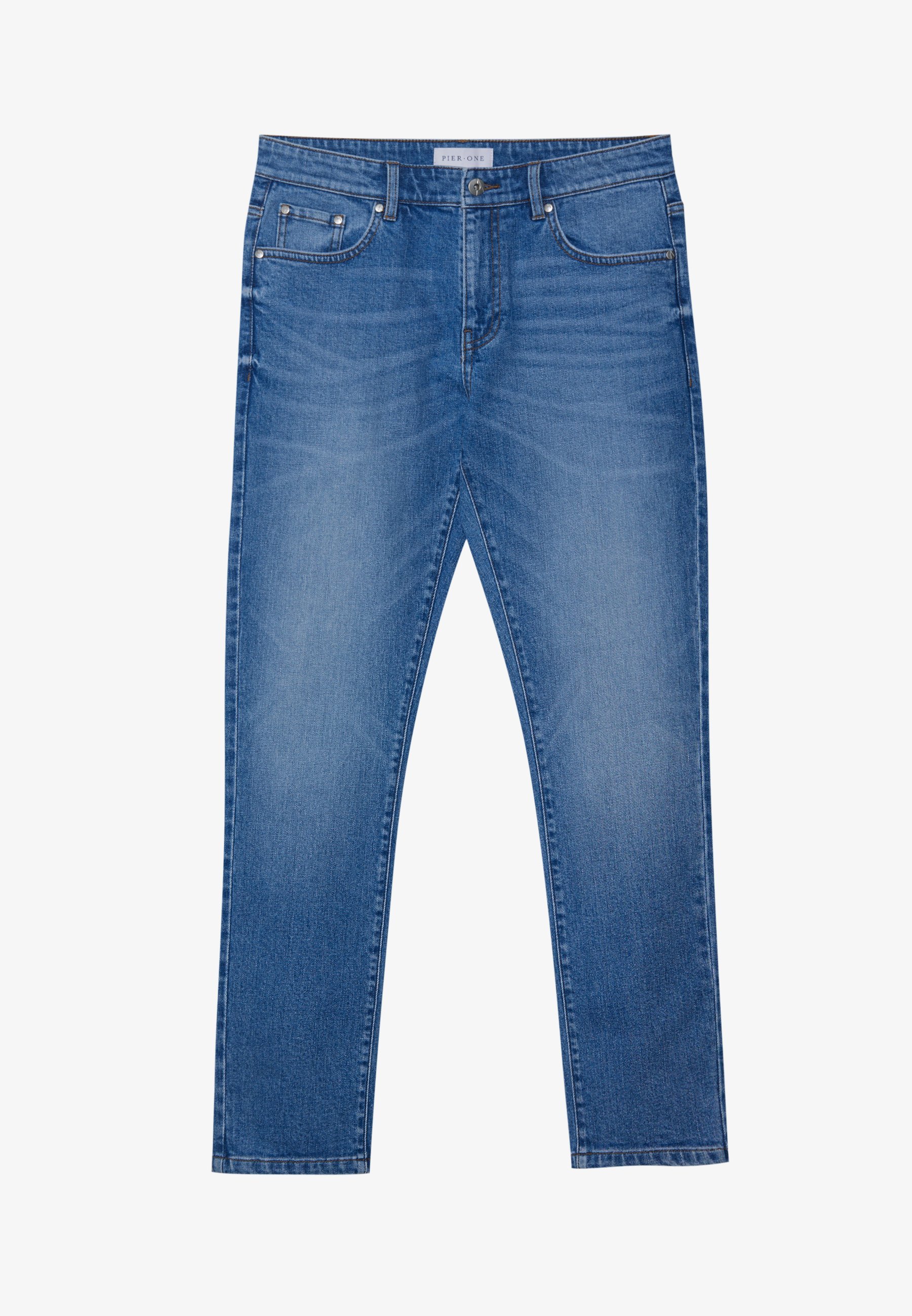 Pier One Slim fit teksad - sinine denim
