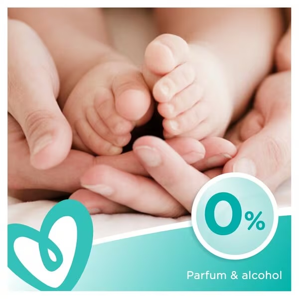 Pampers Sensitive vlažne maramice za bebe<br>12 x 52 komada