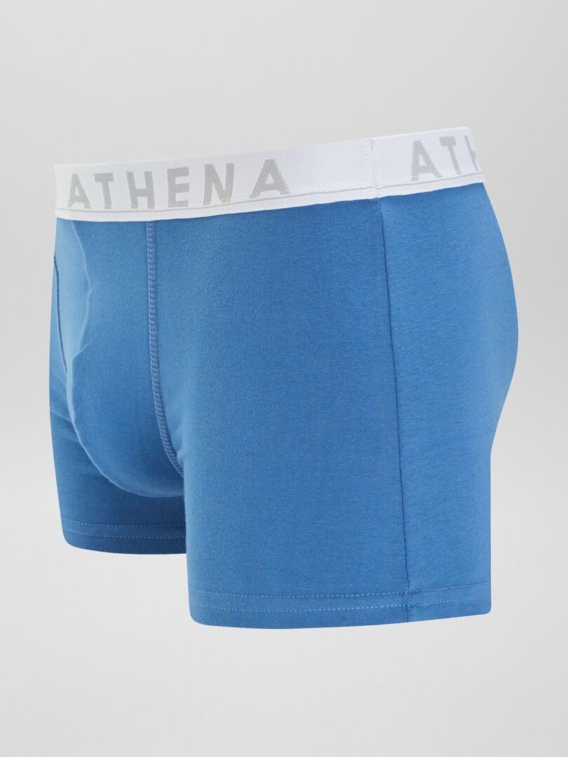 Conjunto de 3 cuecas boxer - AZUL