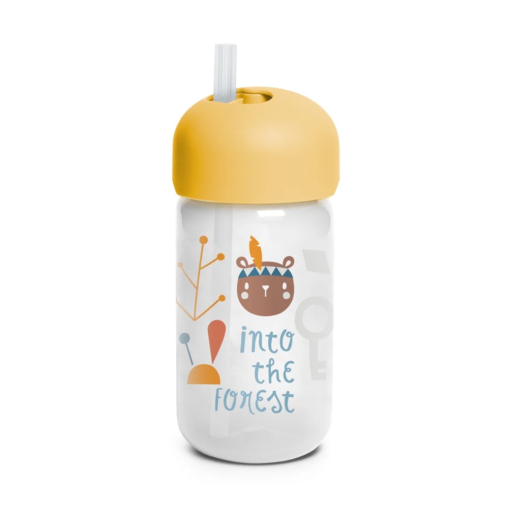 SUAVINEX Copo Suavinex com canudo +18 meses amarelo