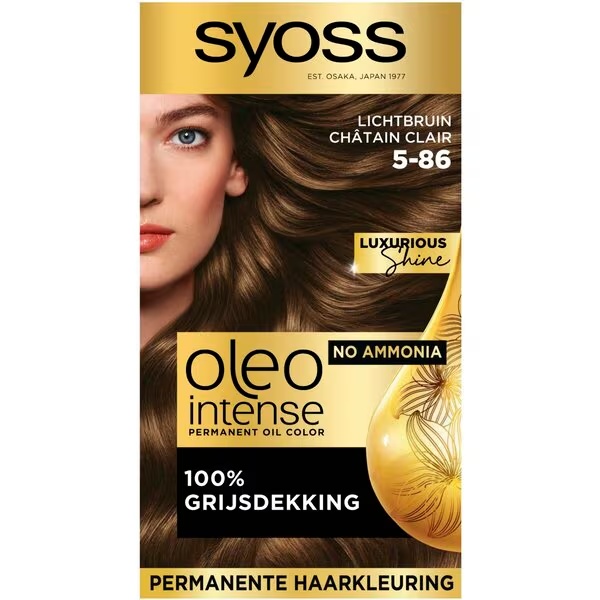 Syoss Oleo Intense farba na vlasy 5-86 svetlohnedá