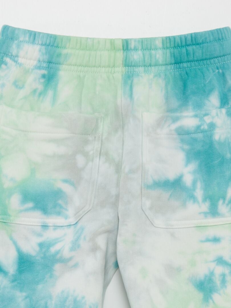 Bermudas de tejido polar - VERDE
