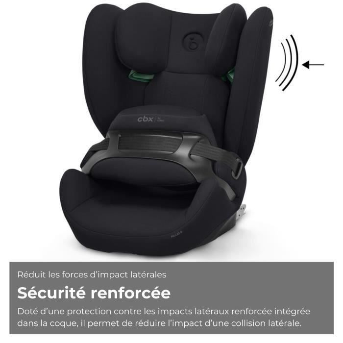 Seggiolino auto Cybex Pallas B i-Size CBX - da 76 a 150 cm - da 9 a 50 kg - da 15 mesi a 12 anni - Nero puro