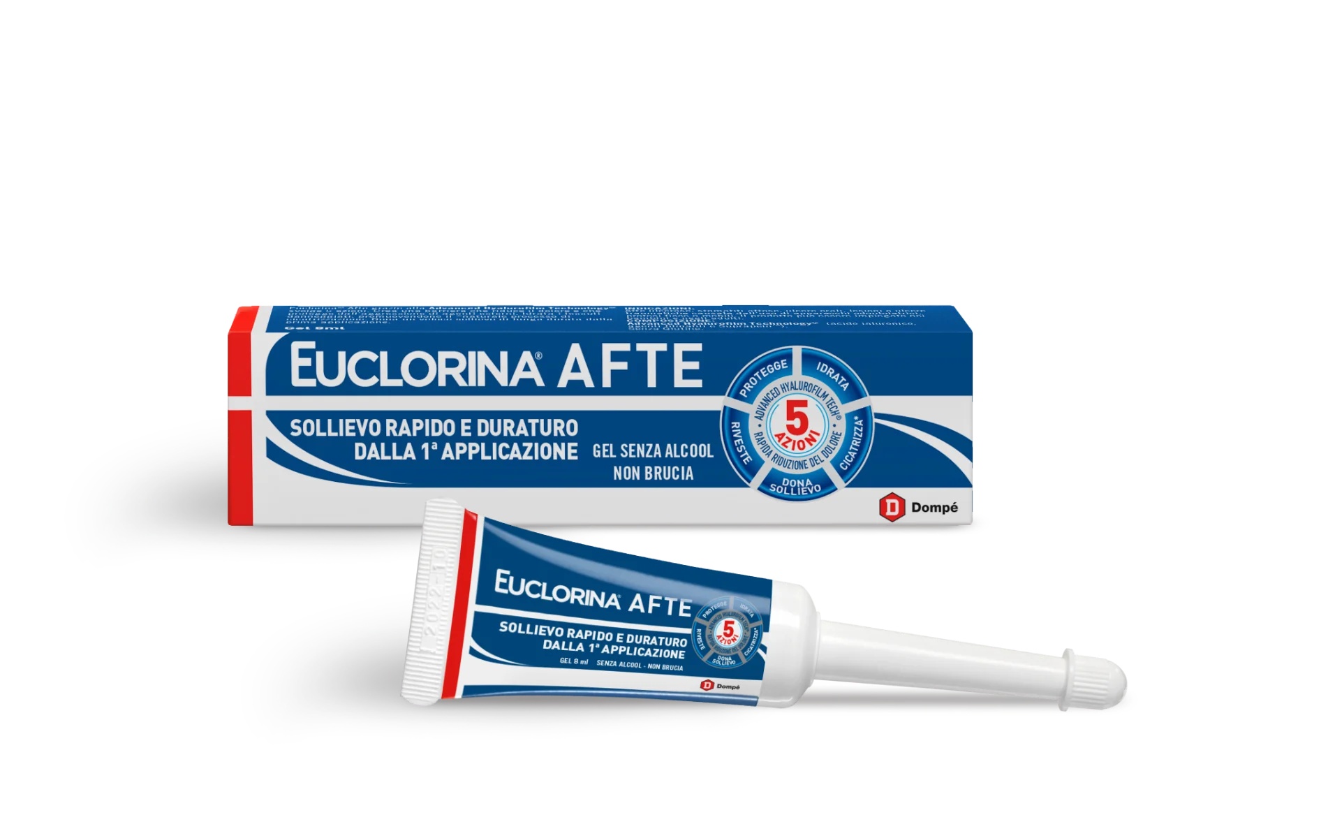 DOMPÉ Gel de euclorina após ingestão 8 ml