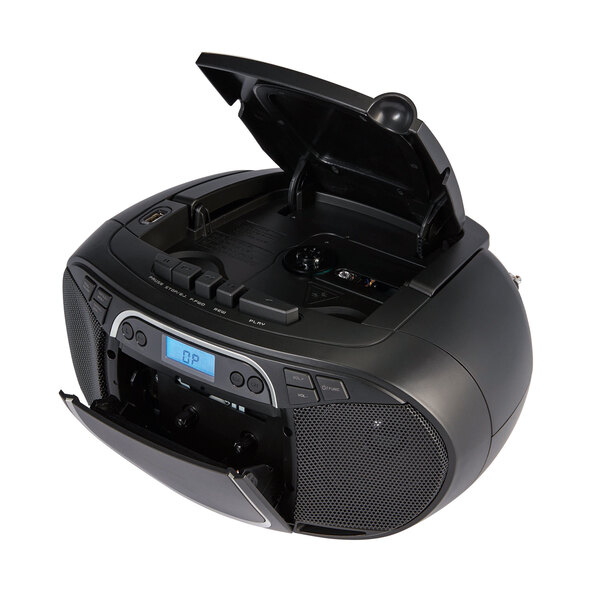 CD/MP3 Kassettenspieler E66476 (MD44176), schwarz