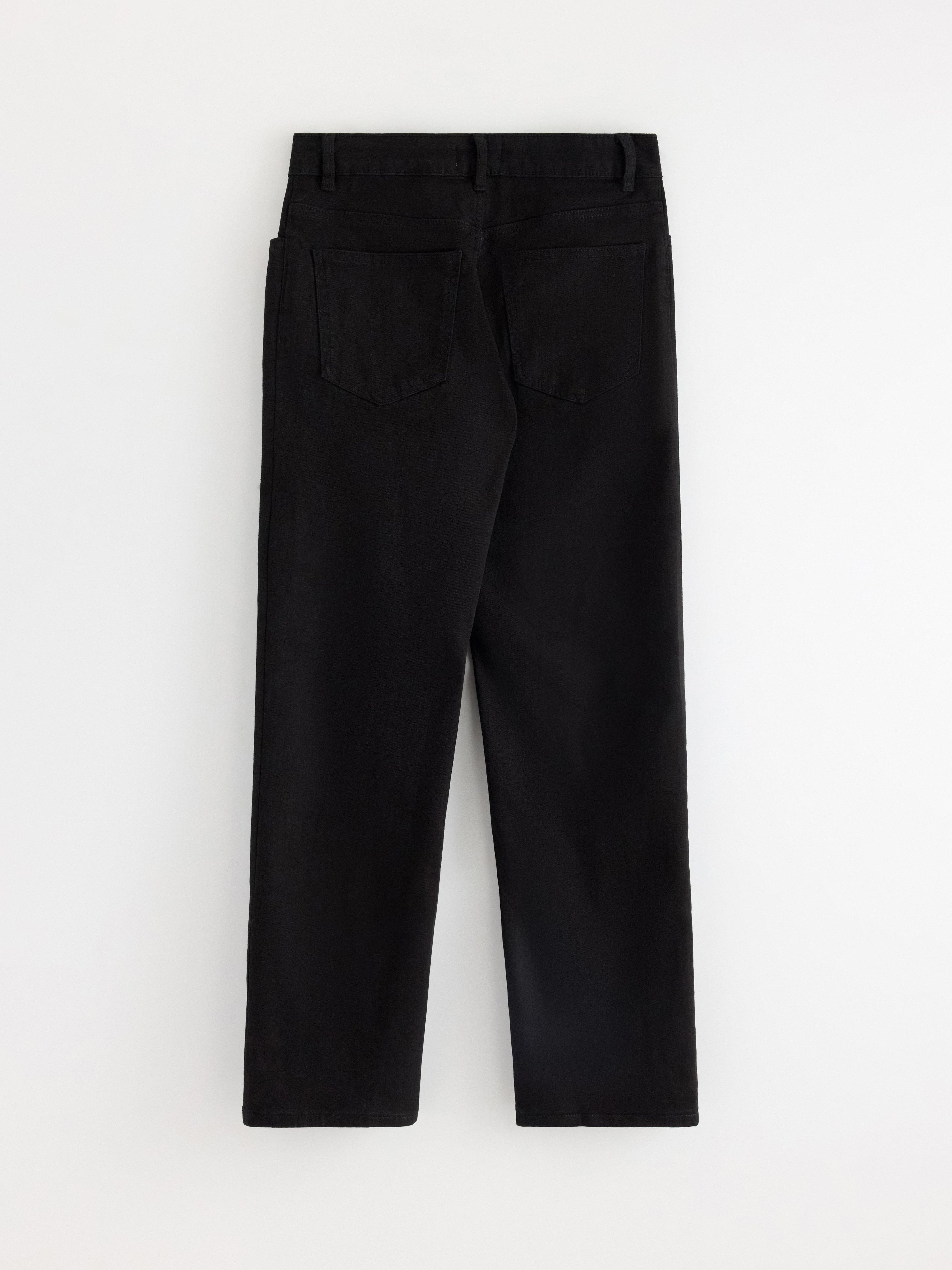 Calça jeans reta STELLA preta