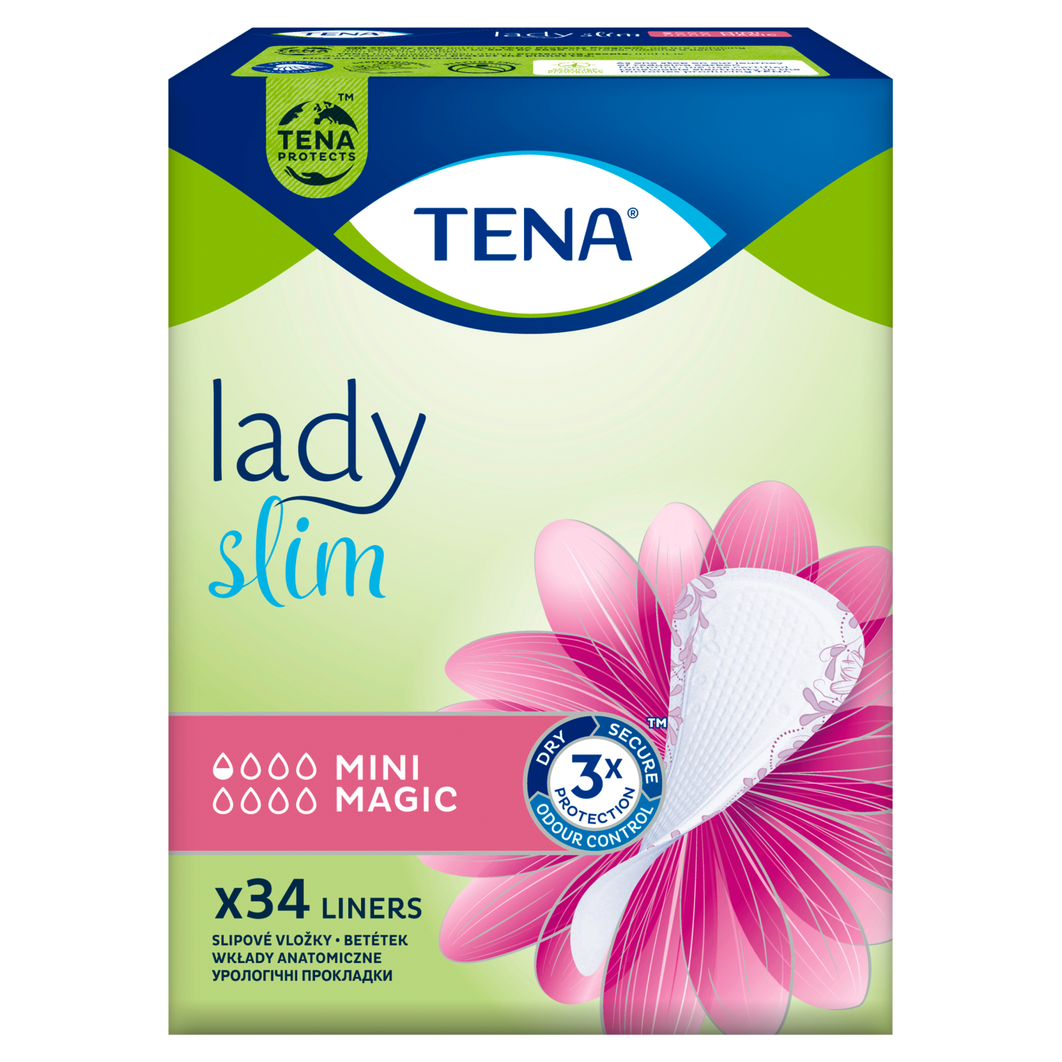 Tena Lady Mini Magic trosskydd 34 st