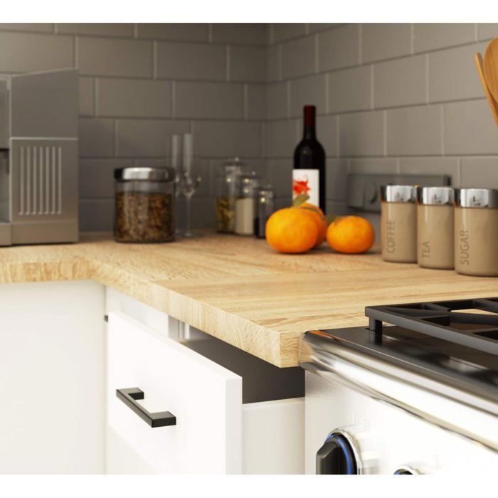 AKORD S80 OLIWIA Encimera de Cocina, Roble Sonoma, 80 cm, 80x60x3,2 cm