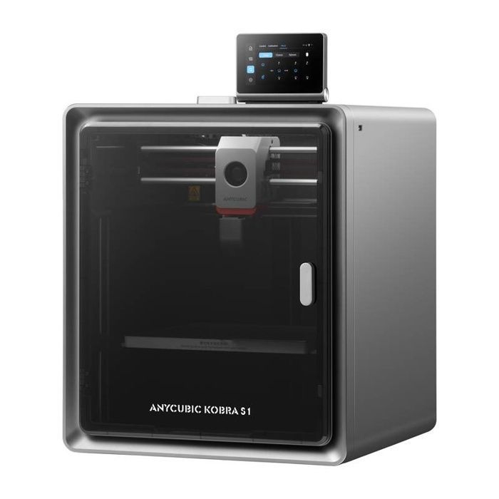 Imprimante 3D - Anycubic - Kobra S1 - Mise à niveau automatique - FDM - Noir