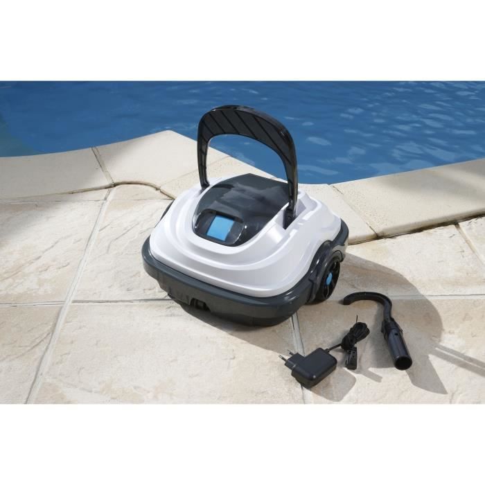 Robot nettoyeur à batterie de piscine UBBINK - Robotclean Accu XS - nettoyage fond pour toutes piscines