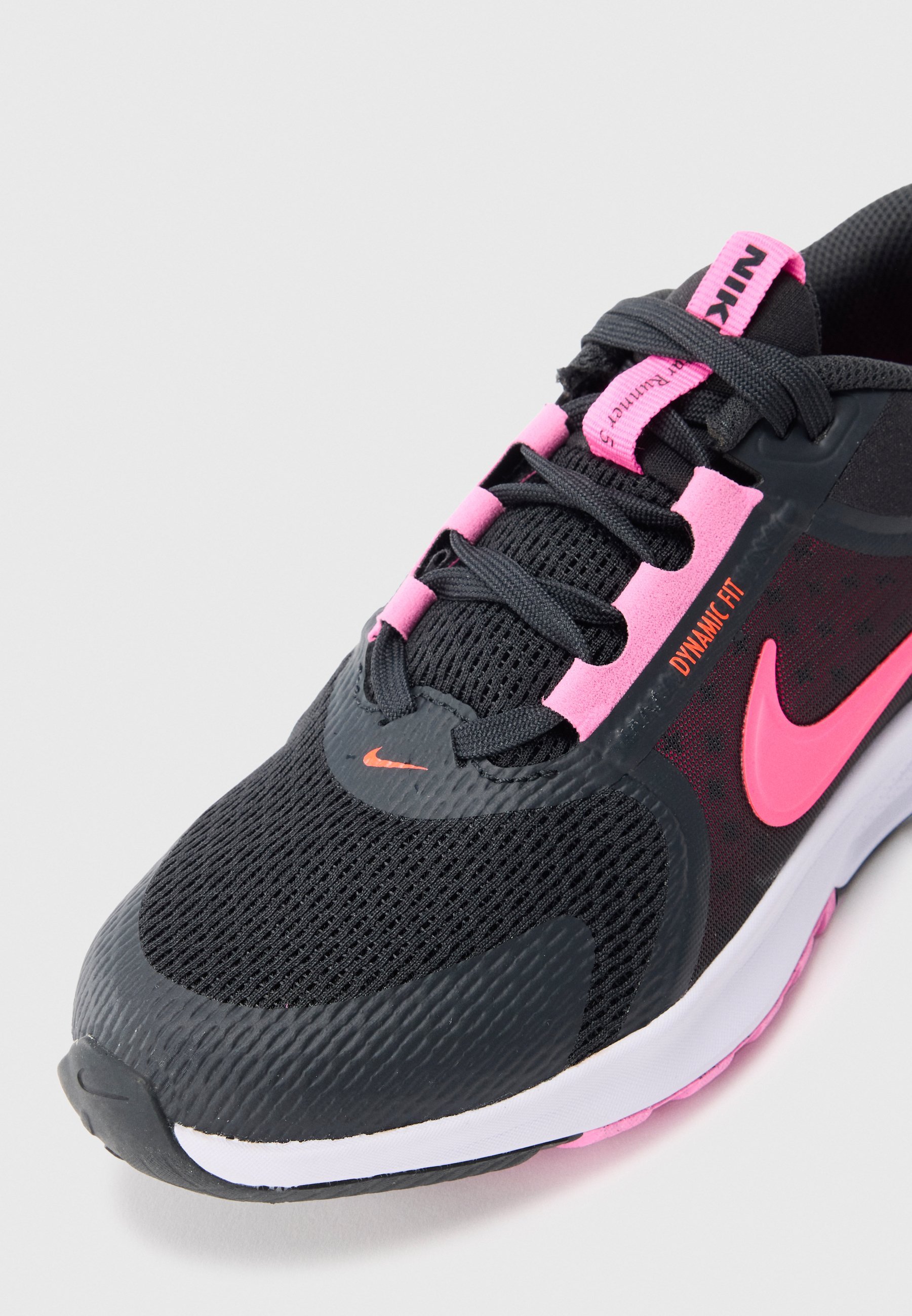 Nike Performance STAR RUNNER 5 UNISEX - Scarpe da corsa su strada - nero/rosa acceso/rosa giocoso/antracite