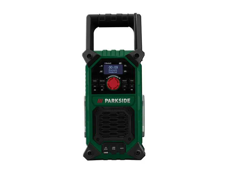 PARKSIDE® trådløs arbeidsradio PBRA 20-Li B2, 20 V
