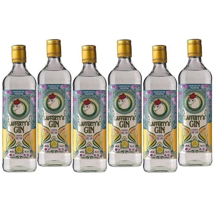 GINEBRA PETILLANT LAFFERTY'S GINEBRA LAFFERTY'S GINEBRA LONDON DRY 70 CL 6 BOTELLAS