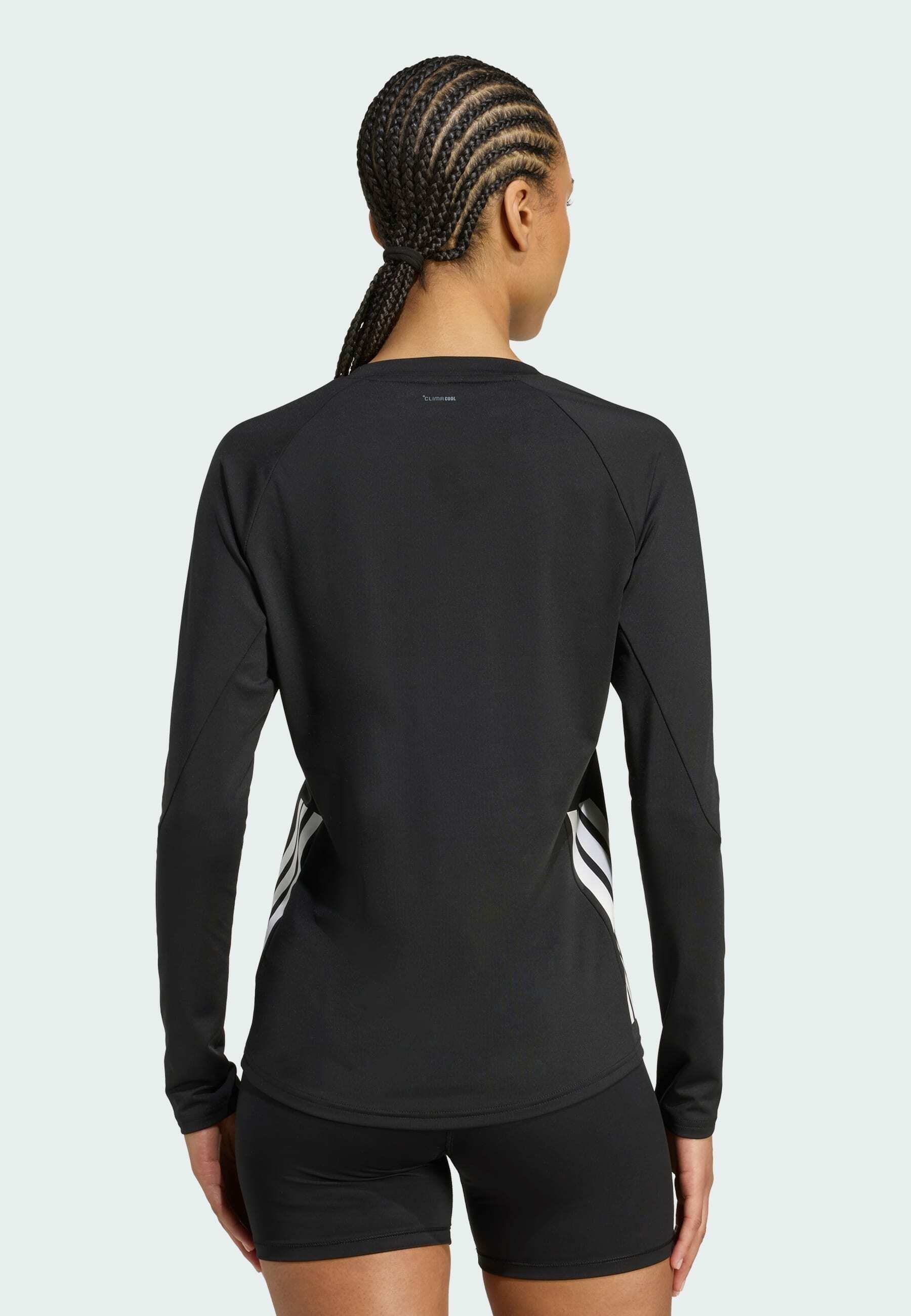 T-shirt de volley-ball adidas Performance à manches longues - noir