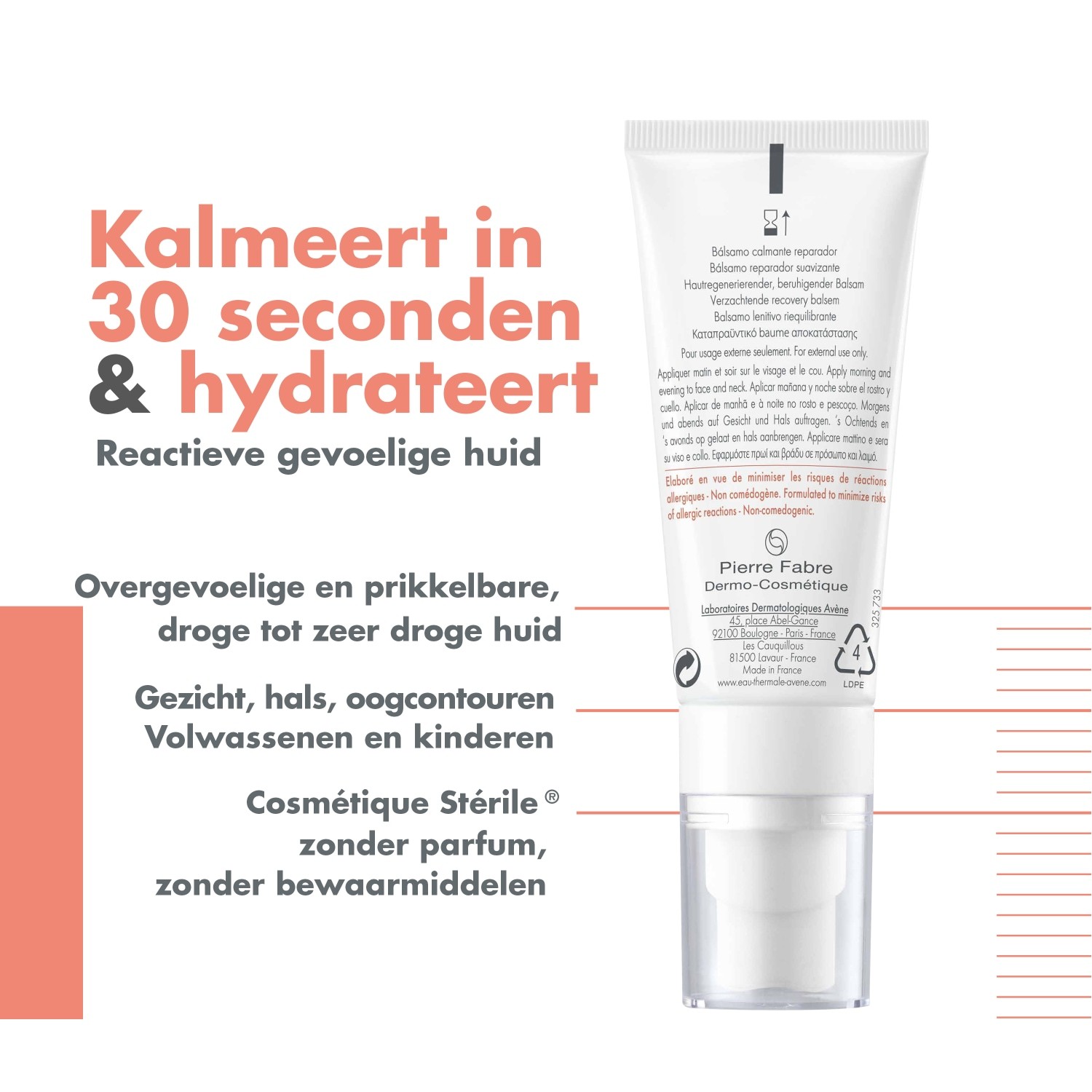Avène krema za lice Tolerance Control umirujući balzam za regeneraciju kože - 40 ml