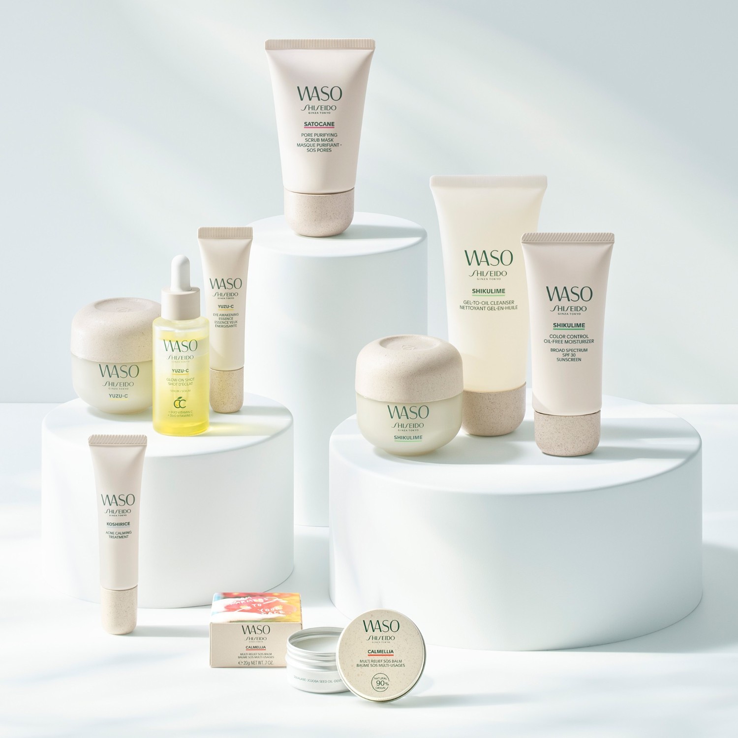 „Shiseido“ veido balzamas „Waso Camellia Multi Relief SOS Balm“ – 20 g