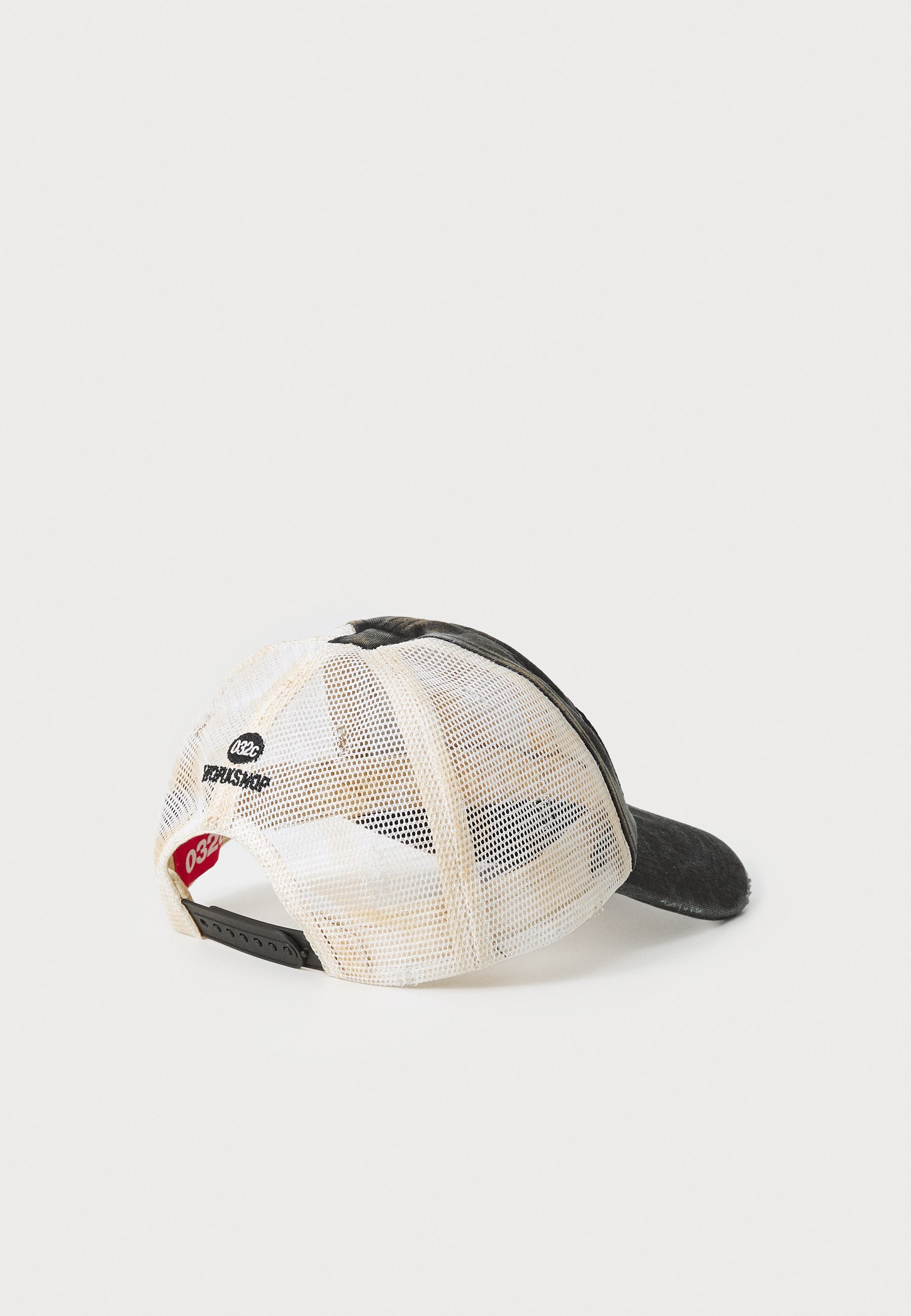 032c LUCKY STRIKE UNISEX - Pet - gewassen zwart/vuil wit