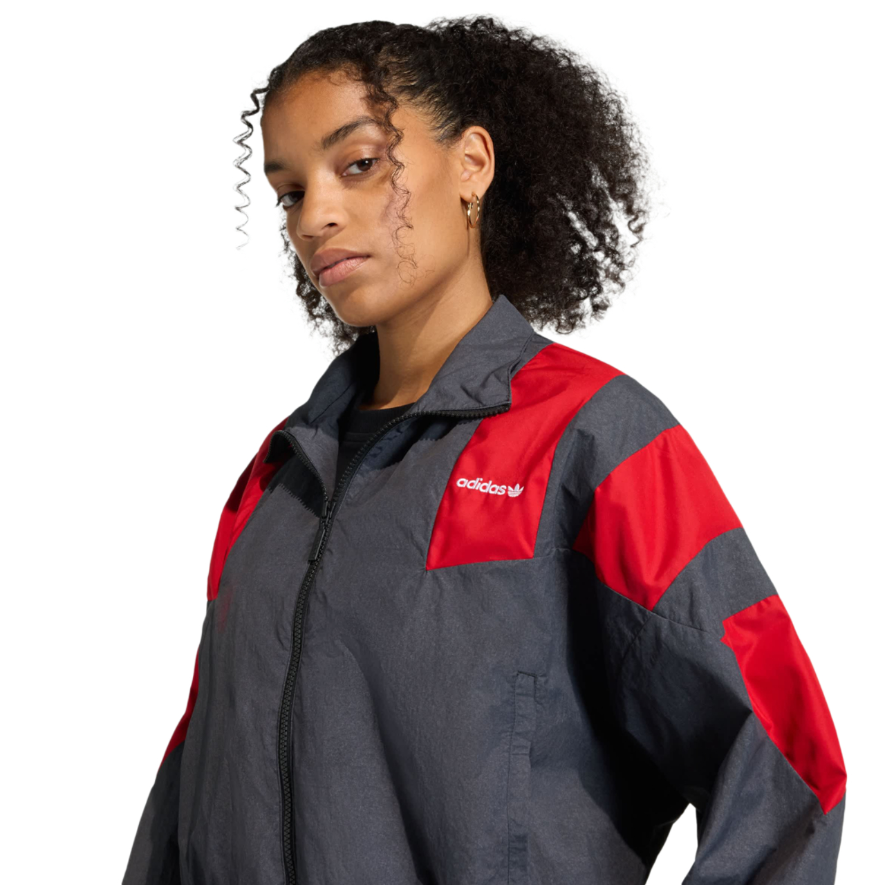 adidas Blocked Washed Zip -verryttelytakki