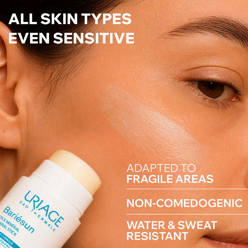 Uriage Bariésun Mineral Stick SPF 50+ minerálna ochranná tyčinka na citlivé oblasti SPF 50+