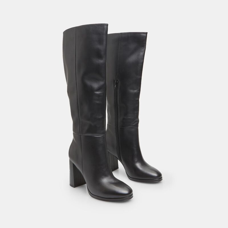 BATA damskie skórzane buty na obcasie