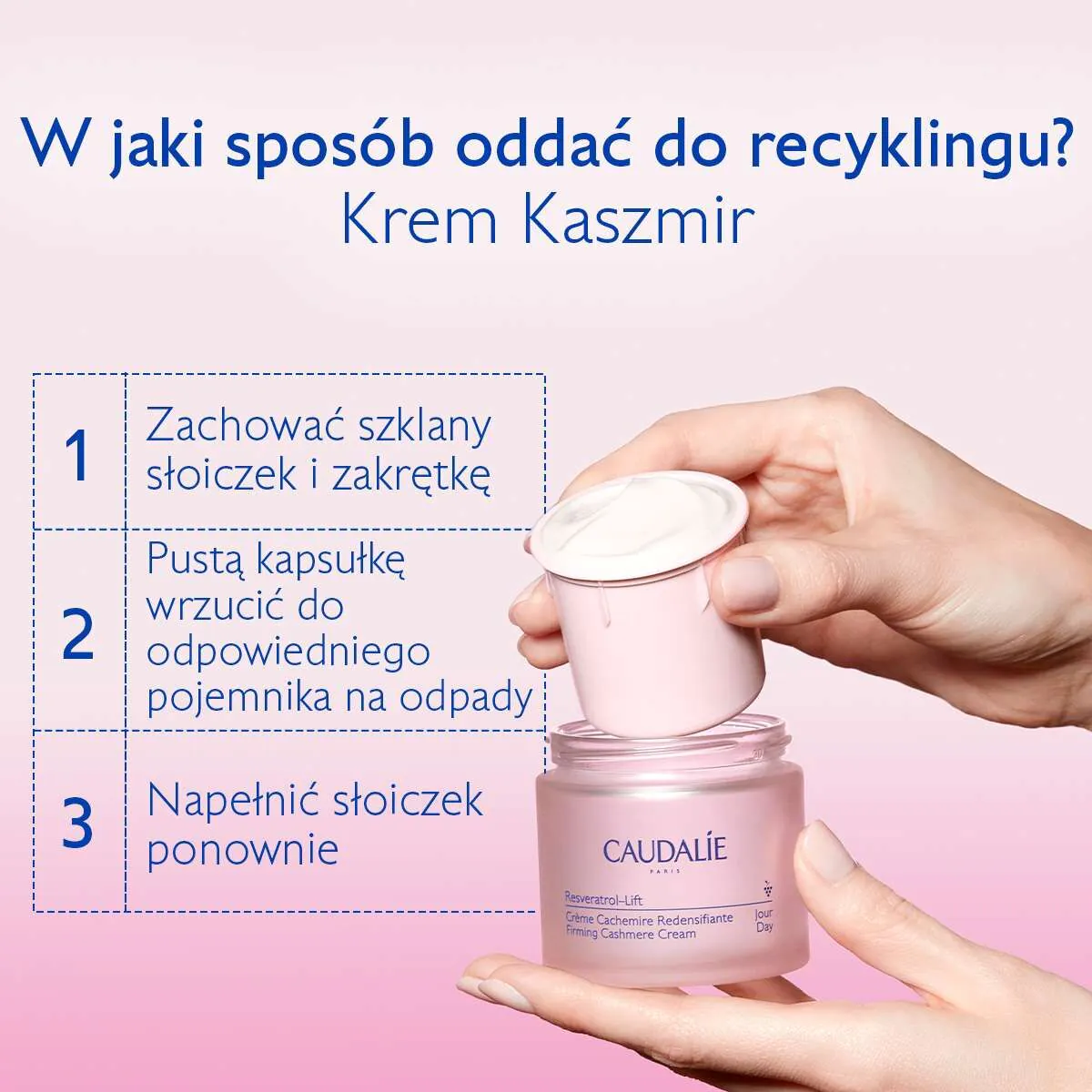 Caudalie Resveratol-Lift Krem kaszmir liftingujący - wkład